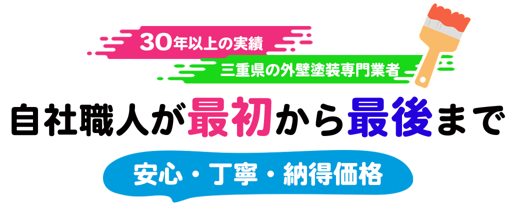 自社職人が最初から最後まで 安心・丁寧・納得価格